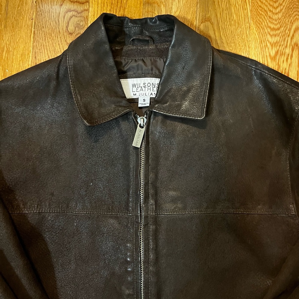 Vintage Wilson’s leather brown jacket